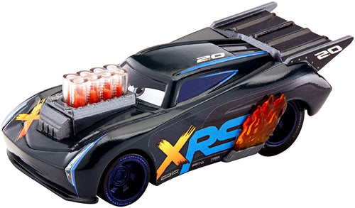 Disney and Pixar Cars XRS Rocket Racing Lightning McQueen with Spinning  Flames 