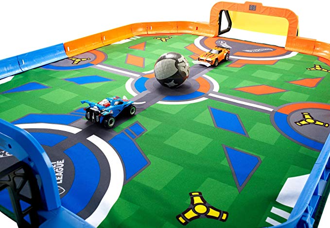 hot wheels rocket league stadium playset