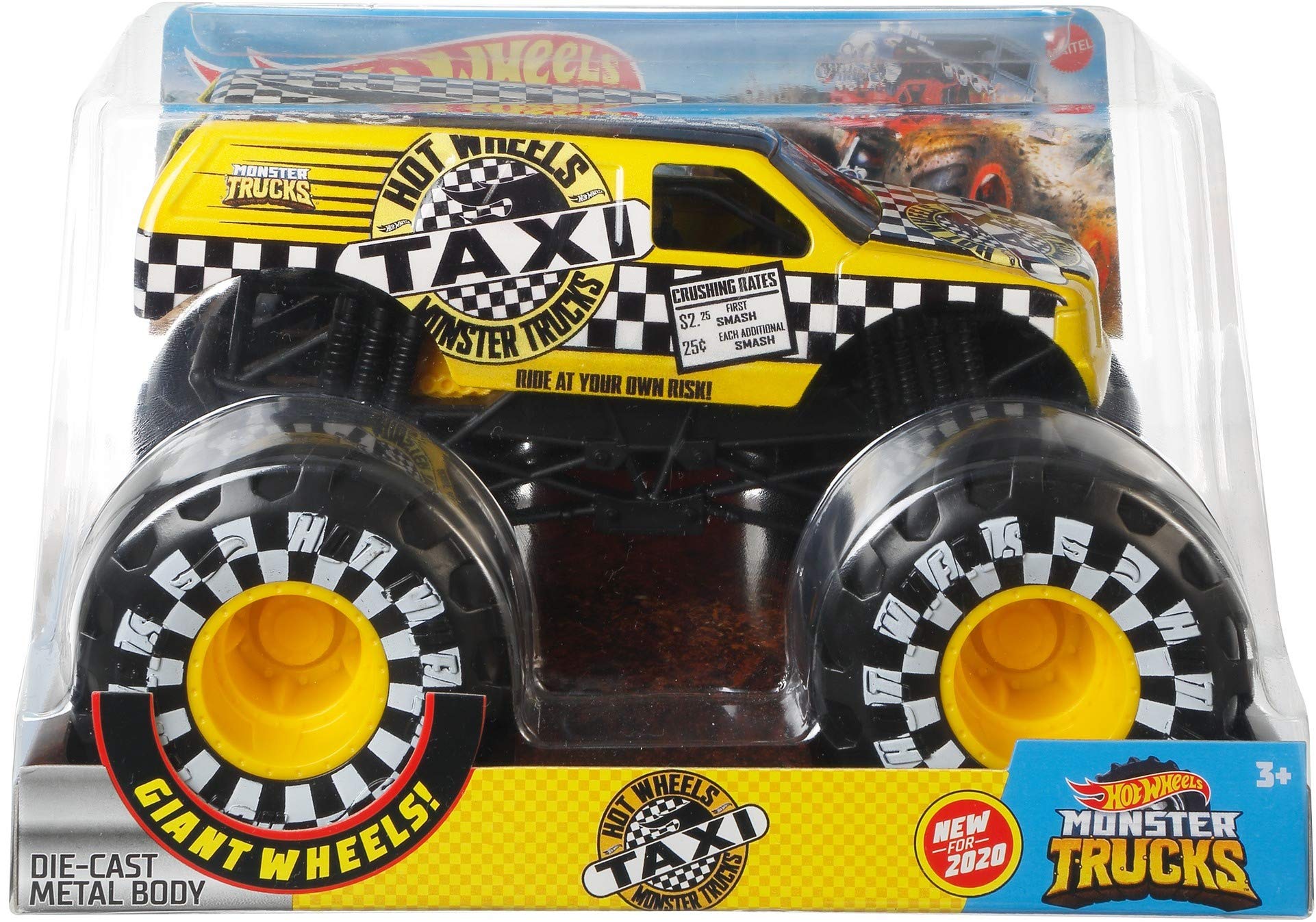 hot wheels taxi monster truck