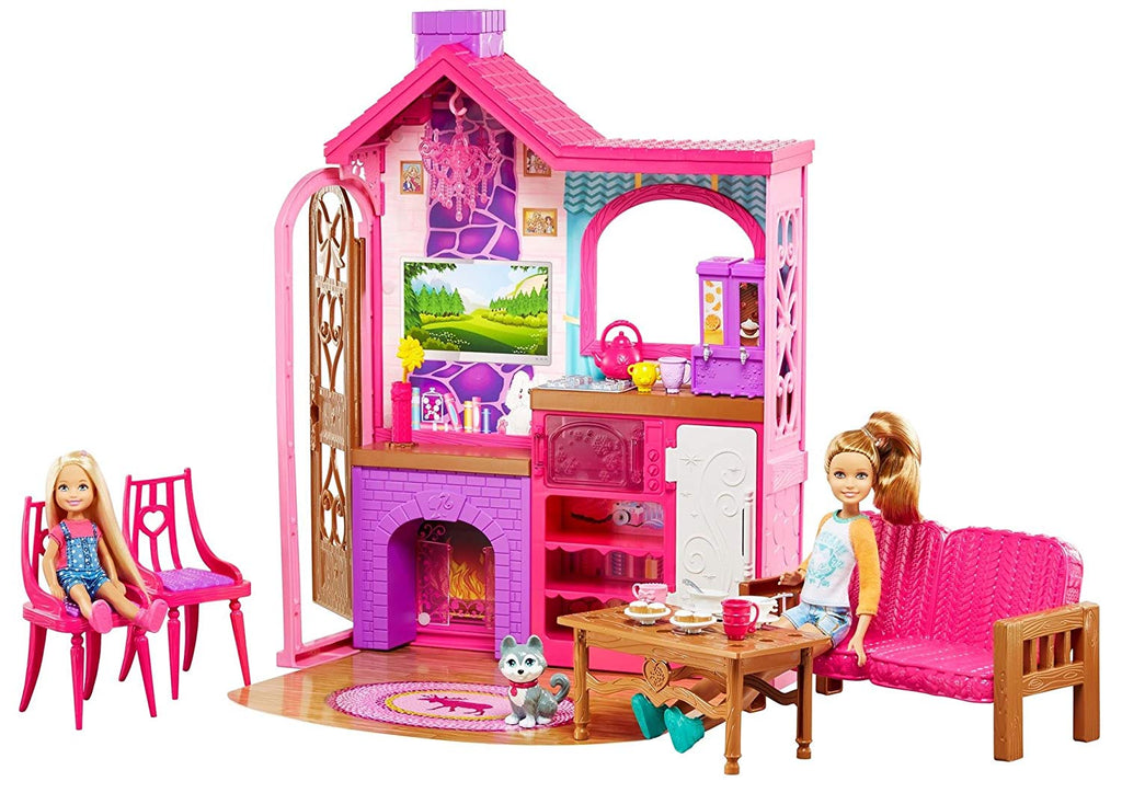 barbie puppy house playset