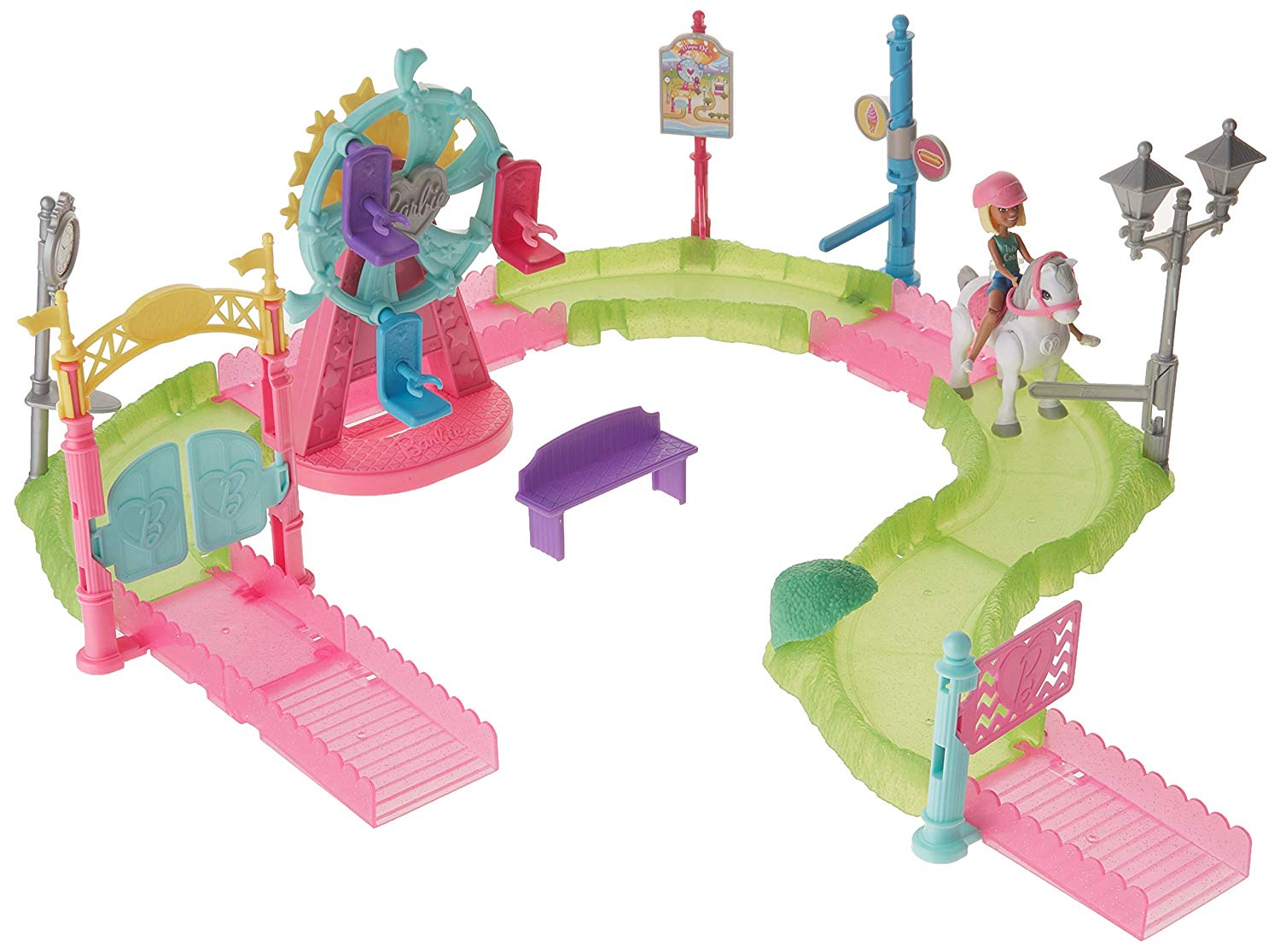 barbie on the go carnival playset