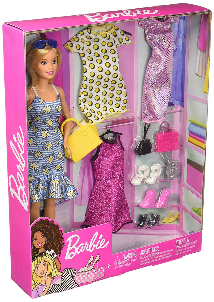 barbie doll fashion set