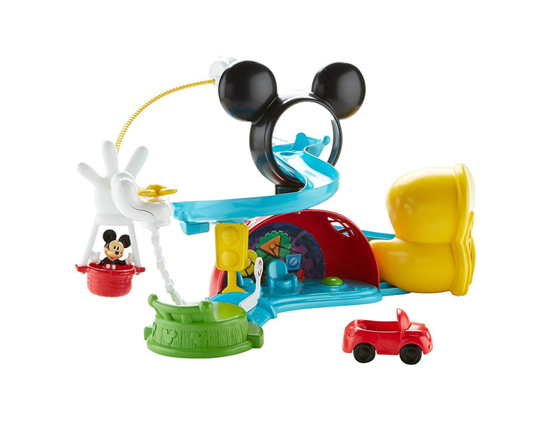 Disney Mickey Mouse Clubhouse Zip, Slide and Zoom Clubhouse Play Set ...
