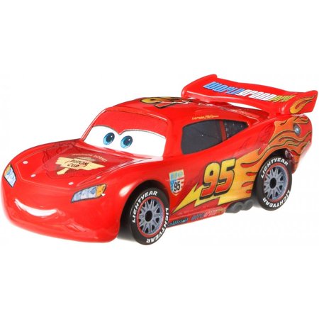 Disney/Pixar Cars Die-Cast Lightning Mcqueen with Racing Wheels