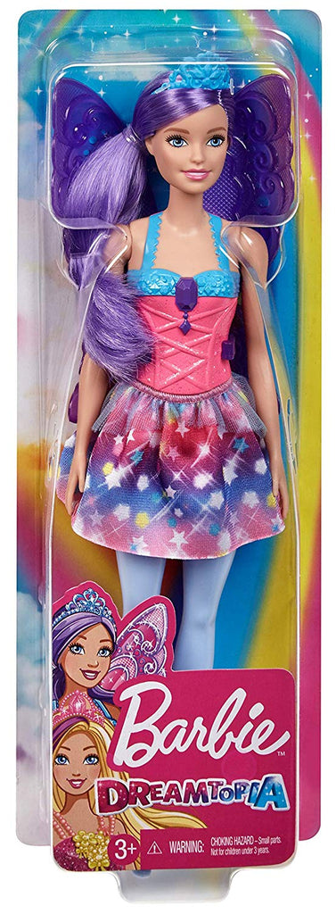 barbie dreamtopia fairy doll purple hair