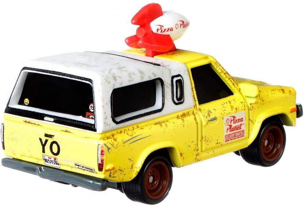 pizza planet hot wheels truck