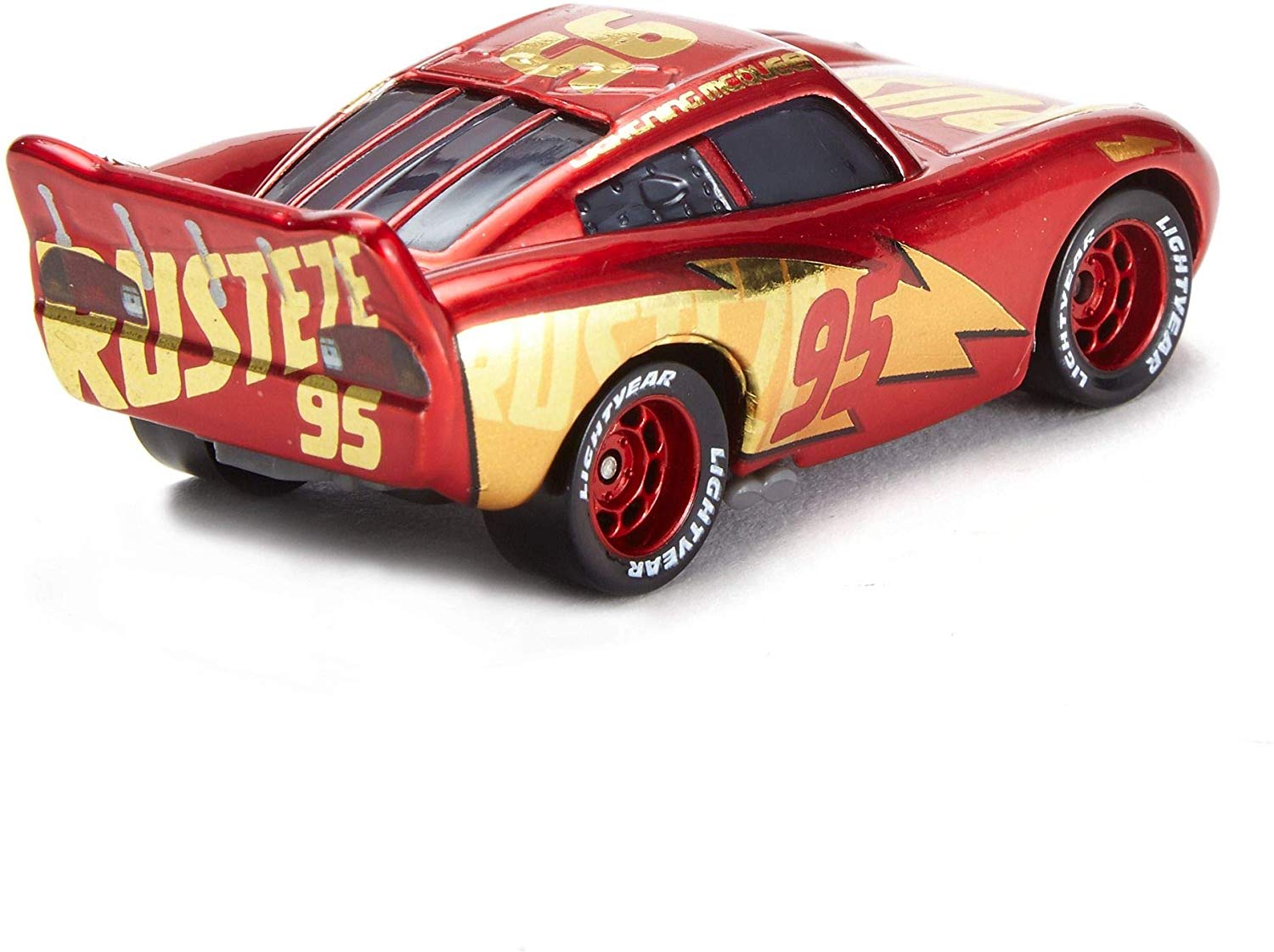 Disney Pixar Cars Die Cast Lightning Mcqueen With Wrap Vehicle – Square