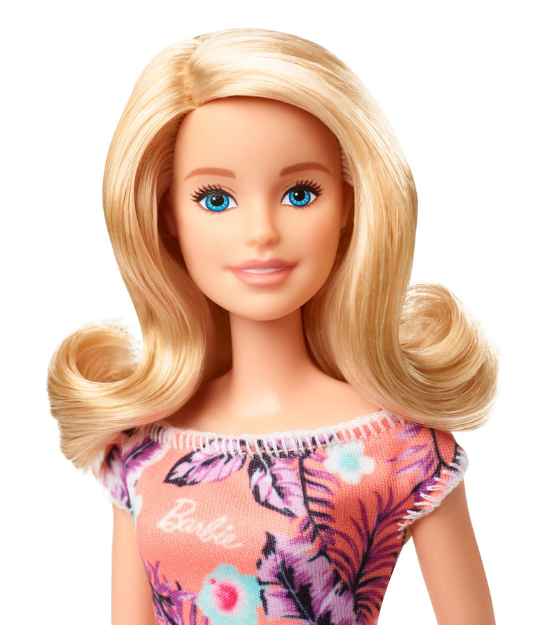 Barbie Beautiful Orange Flowery Dress