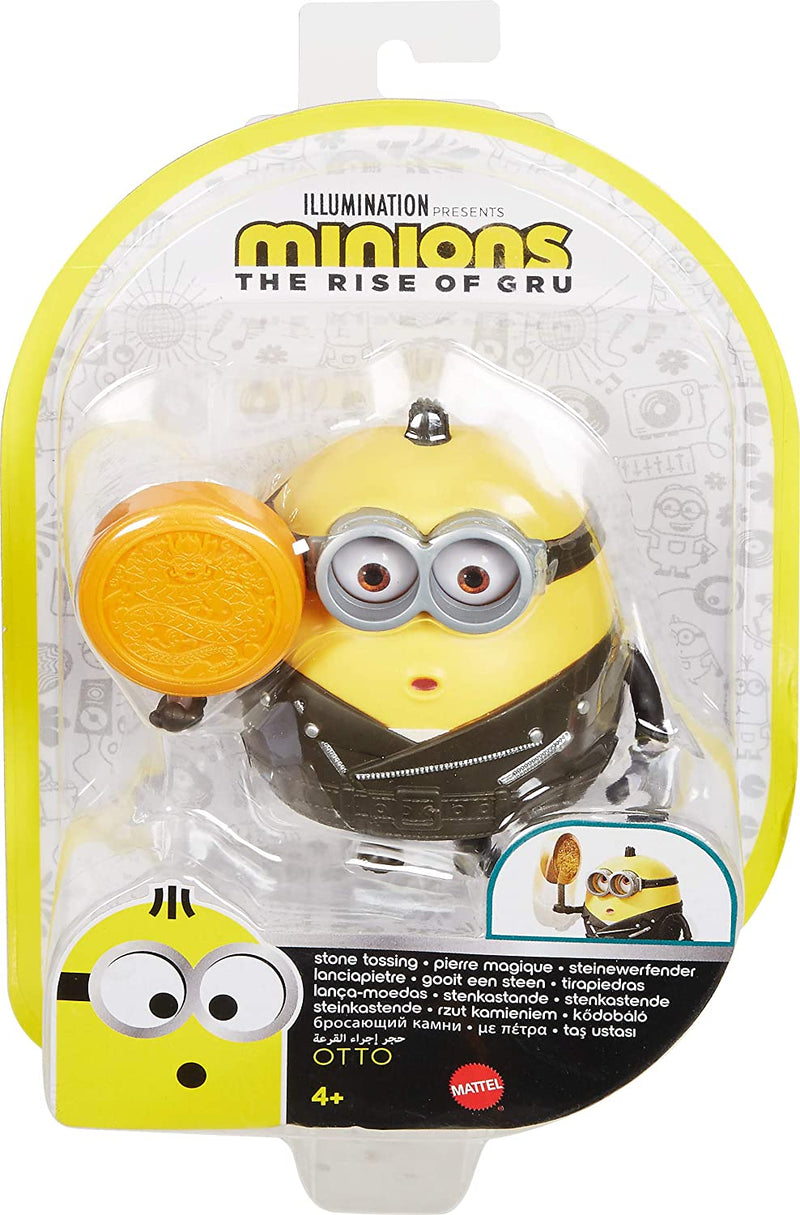 Minions The Rise Of Gru Otto Button Activated Action Figure With Zodia Square Imports