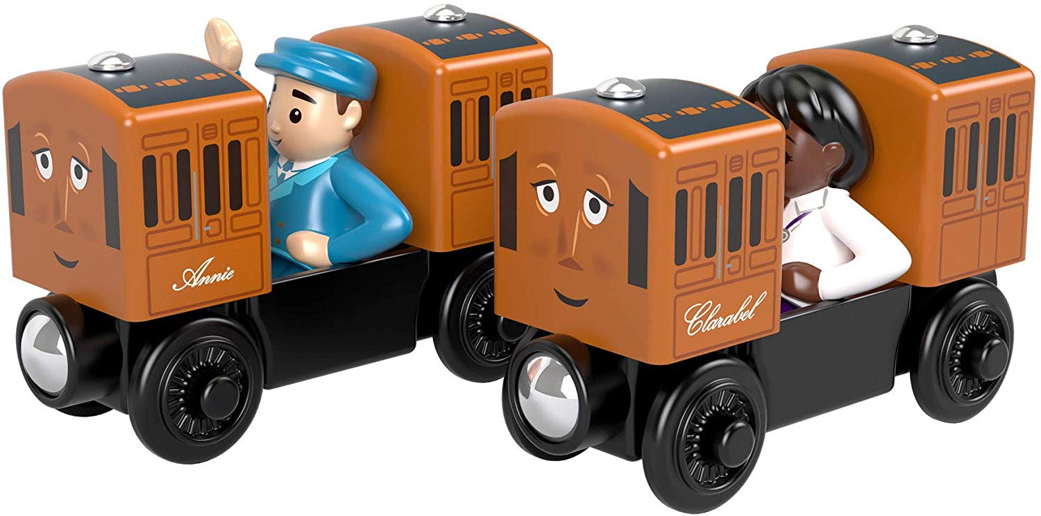 thomas and friends wooden railway annie and clarabel