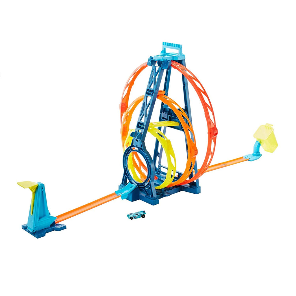 hot wheels triple loop track