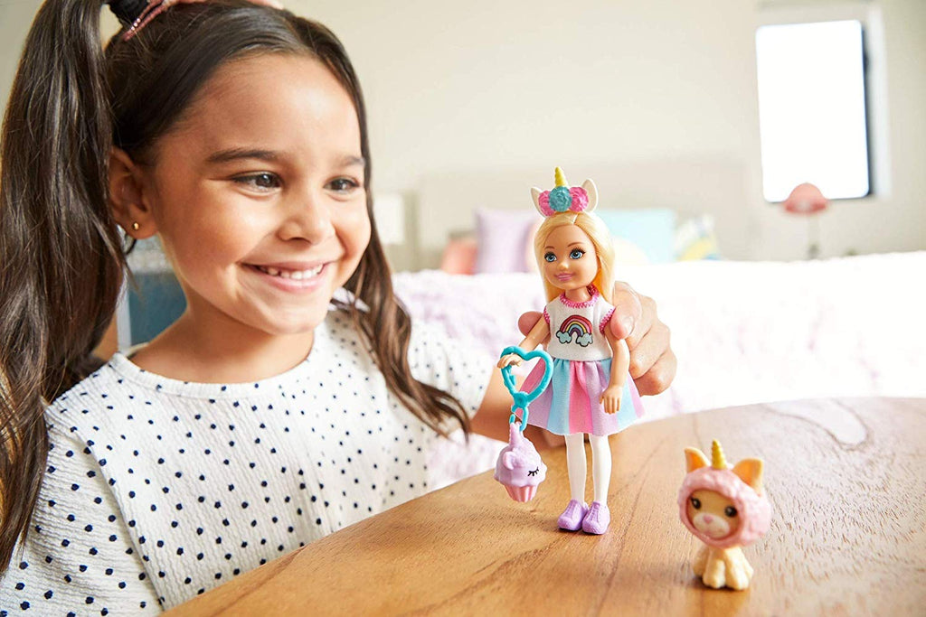 barbie club chelsea unicorn doll