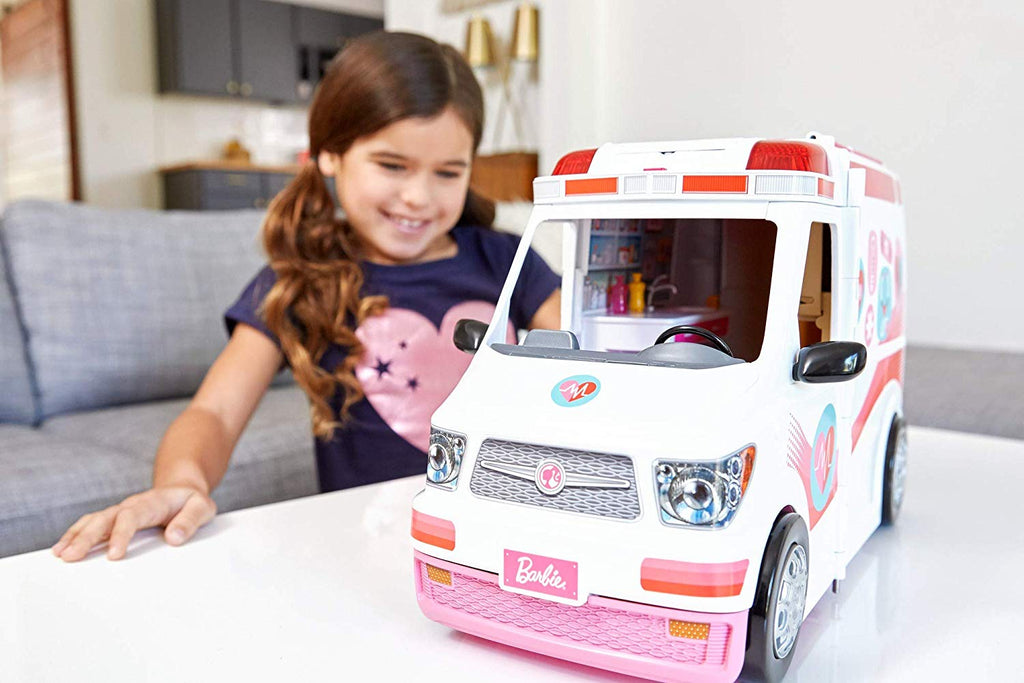 barbie ambulance car