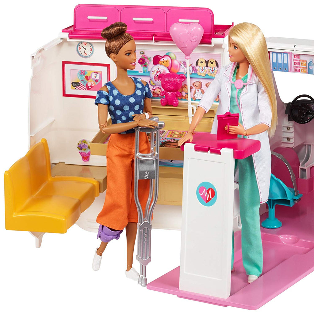 barbie ambulance truck