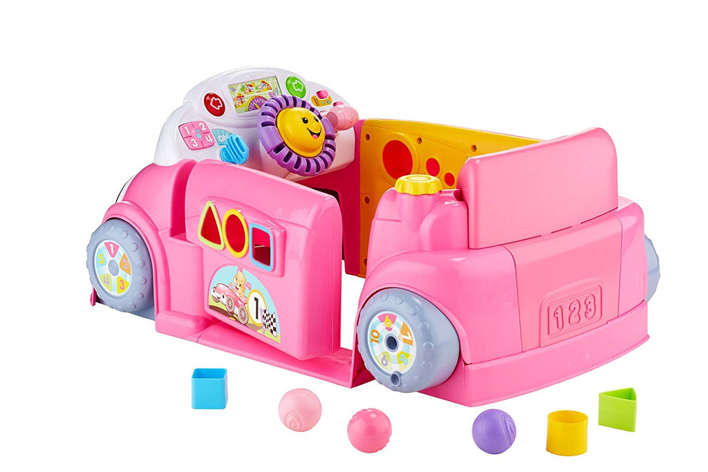 fisher price laugh and learn smart stages car pink