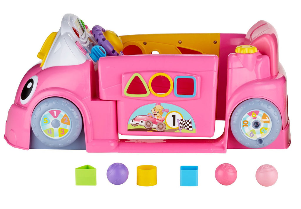 fisher price crawl around car pink