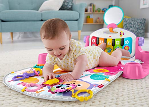 Fisher-Price Deluxe Kick 'n Play Piano Gym, Pink – Square Imports