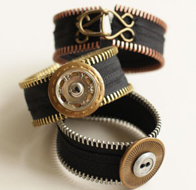 Mixed Metal Zips