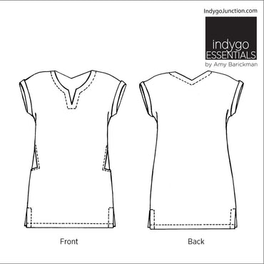 Indygo Essentials - Shift Dress Pattern
