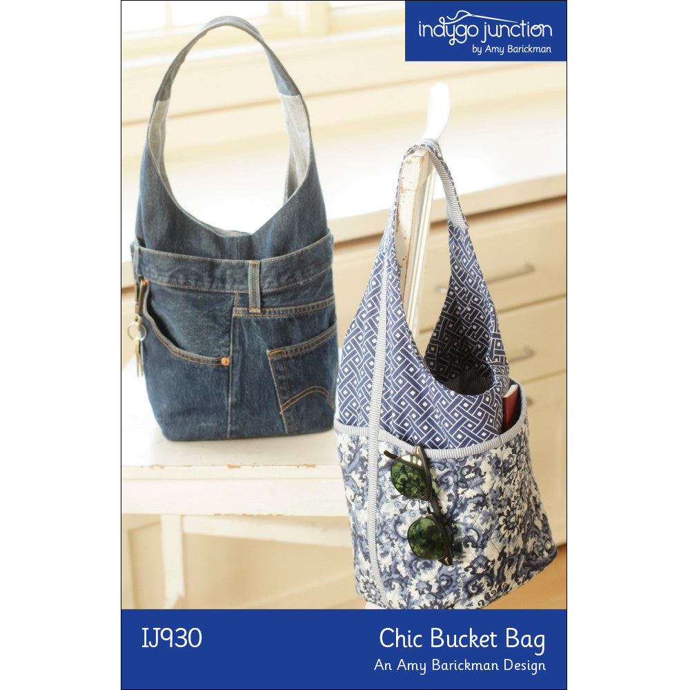 Chic Bucket Bag sewing pattern from Indygo Junction – IndygoJunction