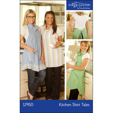 Kitchen Shirt Tales Recycled Apron Pattern