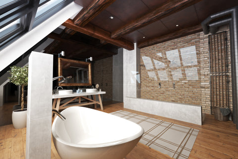 Marble And Wood Combination In Your Bathroom Room To Rooms Marble flooring design cutting by cnc water jet machine for luxury new york home by marvelous marble design inc. https roomtorooms com blogs news marble and wood combination in your bathroom