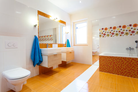Orange Color Bathroom Ideas Room To Rooms