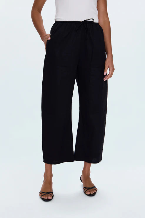 Theo Drawstring Poplin Pant