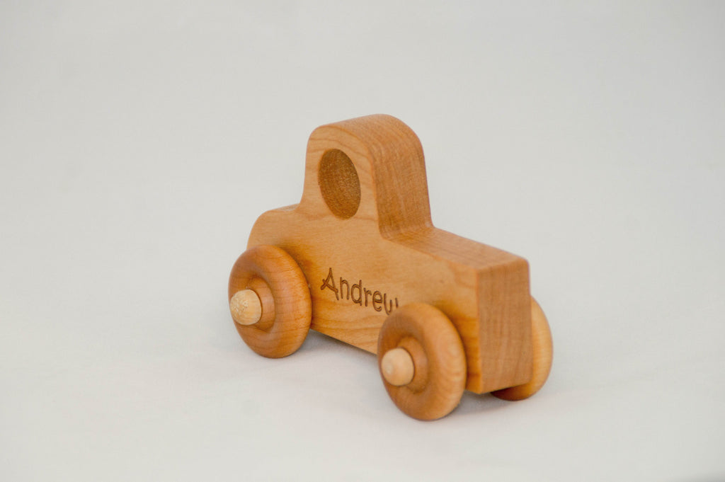 wooden pickup truck toy