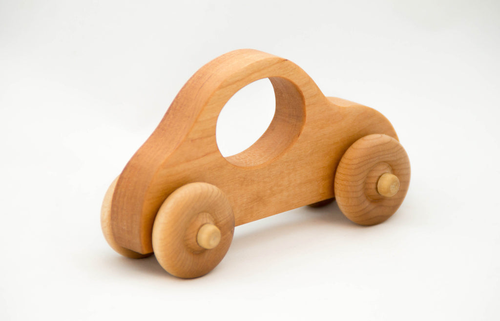 wooden push car