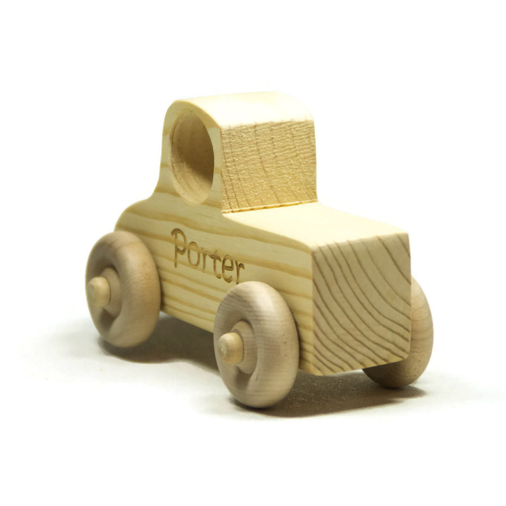 wooden toddler truck