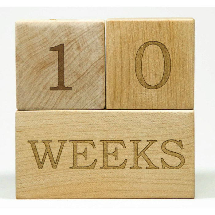 Baby Age Blocks - Week, Month, Year 