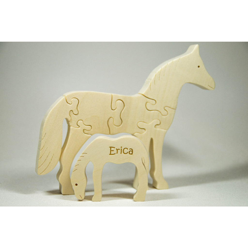 horse wooden toy