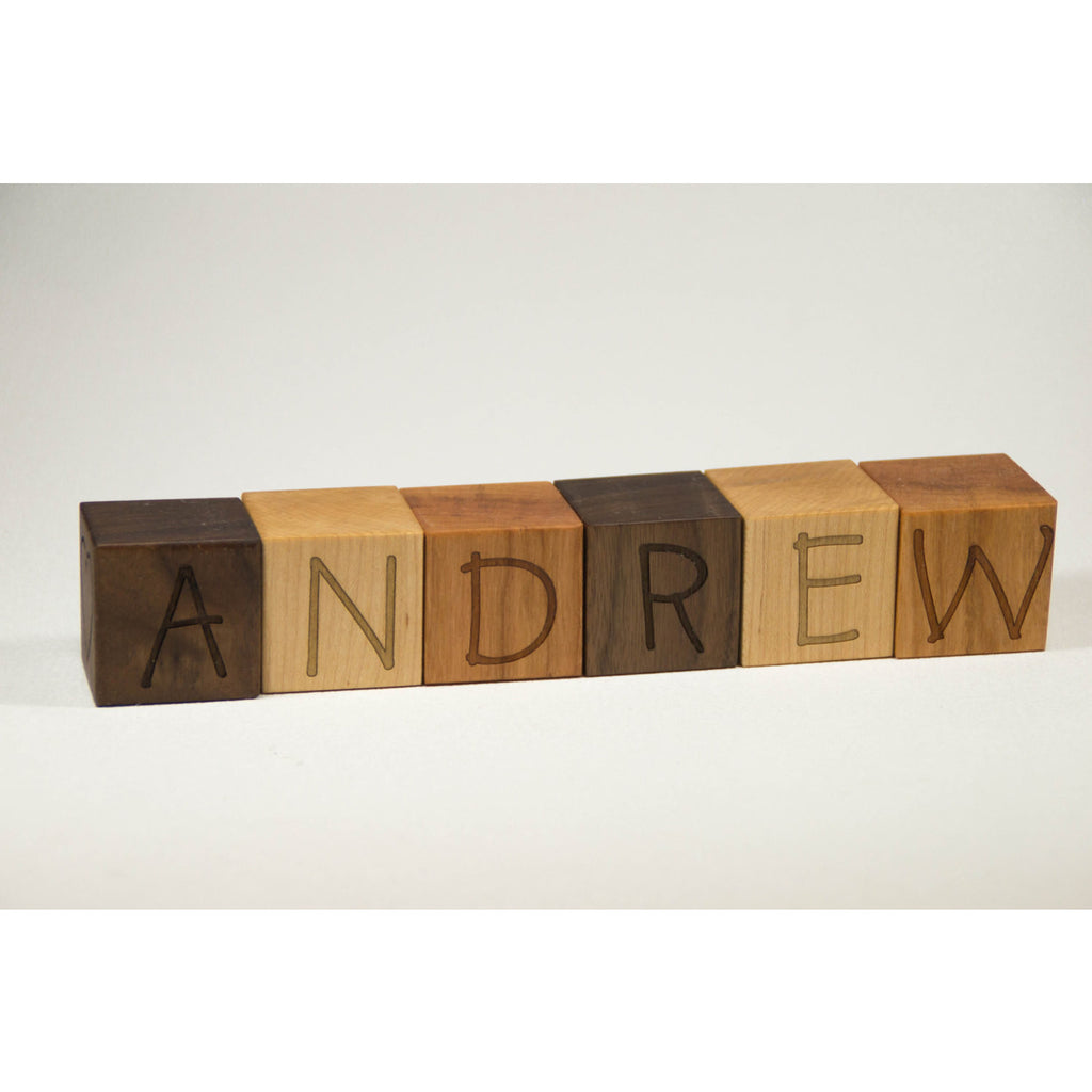 personalized wooden blocks