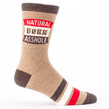 Natural born asshole socks