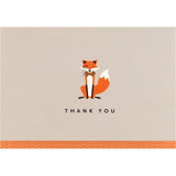 Dapper Fox Thank You Notecards