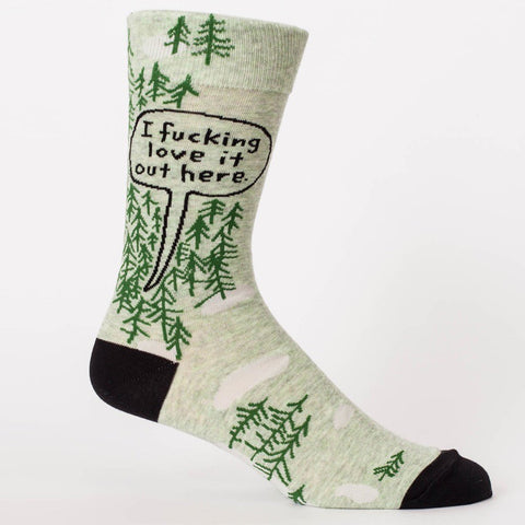 Fucking-Love-it-out-here-mens-socks