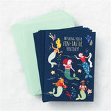 Holiday Mermaids Boxed Cards