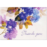 Lilacs Thank You Boxed Notecards