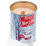 Maple Syrup Tin Candle Wood Wick