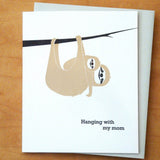 Mom Sloth Card