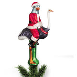 Santa Pigeon Christmas Tree Decoration