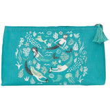 Sea Spell Linen Cosmetic Bag Large