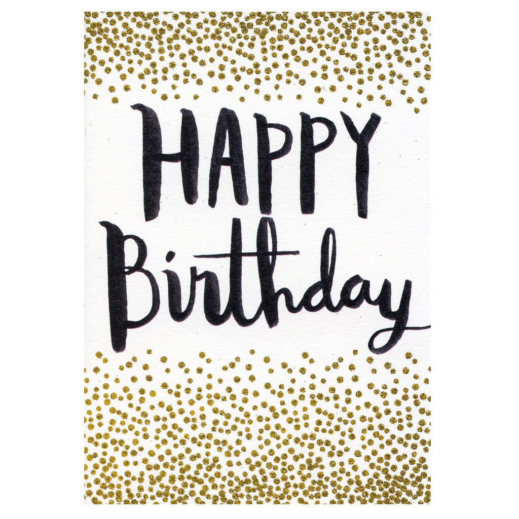 Happy Birthday Sparkle Card By Pigment Productions Canada