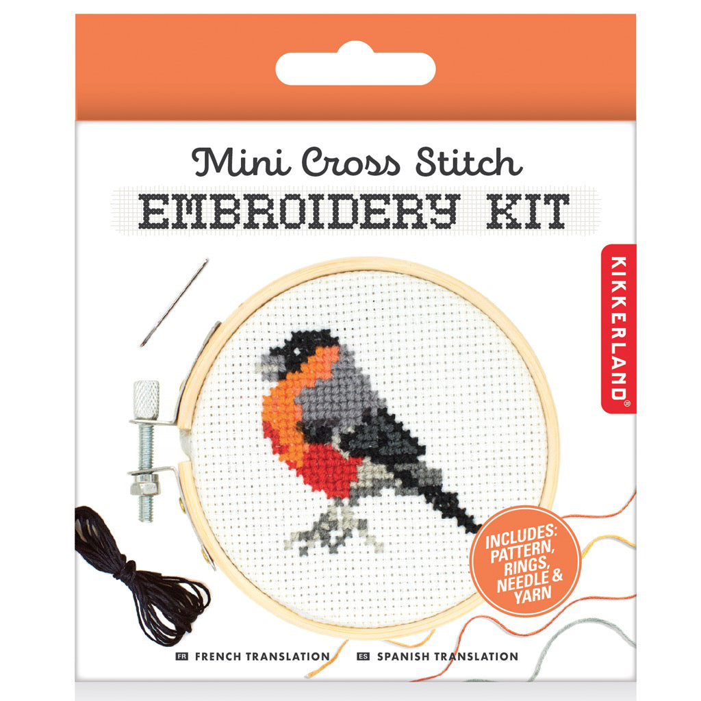 Cat - Mini Cross Stitch Embroidery Kit