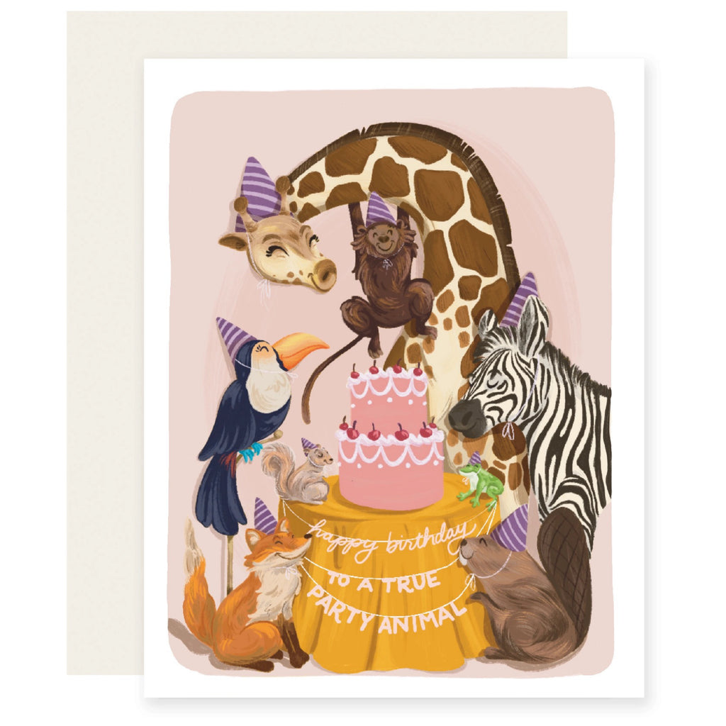 GOAT Birthday Card by Grey Street Paper – Outer Layer