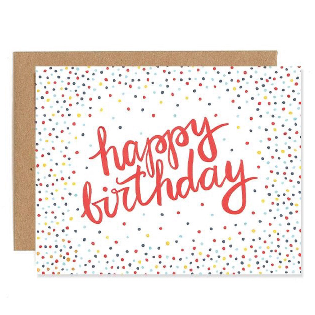 Birthday Confetti Card by 1Canoe2 – Canada