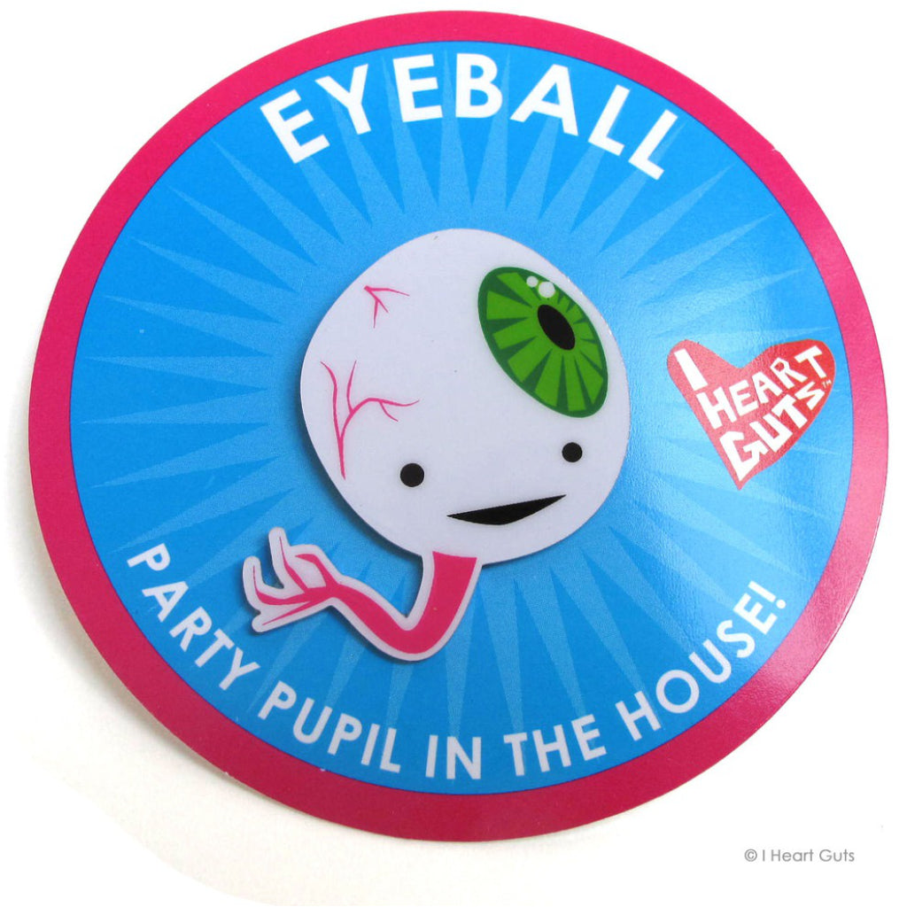 Eyeball Sticker – I Heart Guts – Museum Store – International