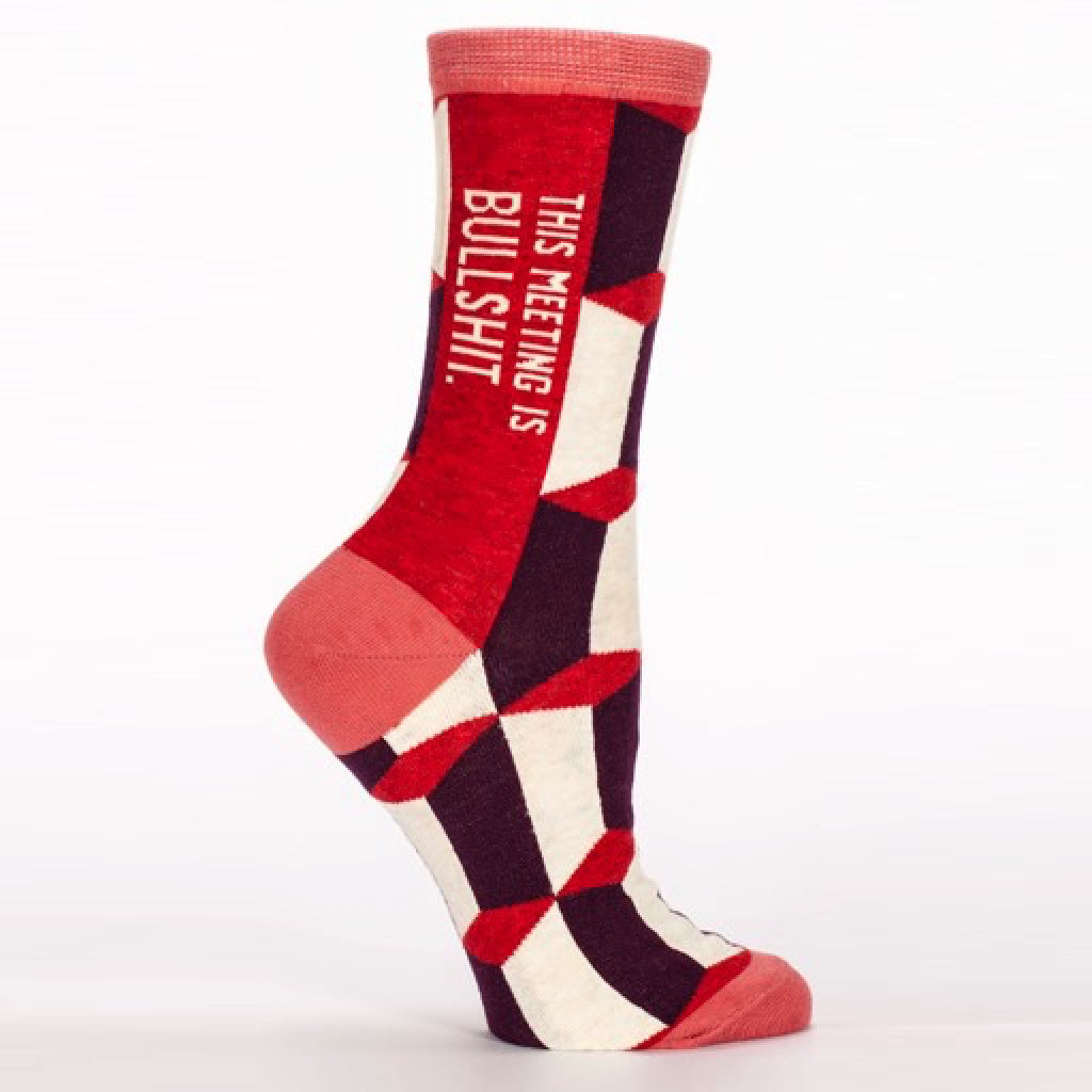 Meeting Is Bullshit Socks by Blue Q - Outer Layer