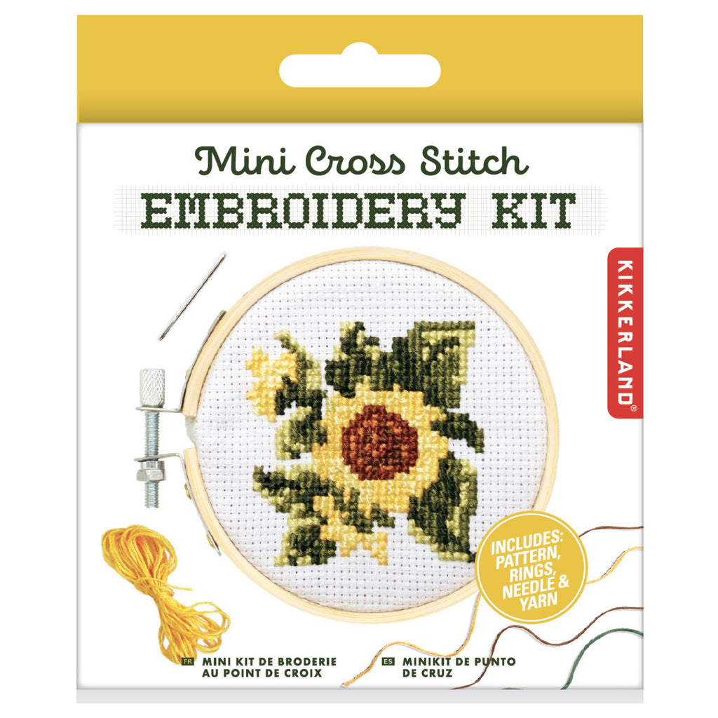 Mini CrossStitch Embroidery Kit Cat, 1 each at Whole Foods Market